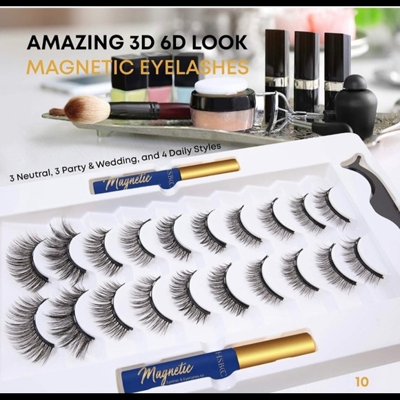 Brand new - sealed - magnetic eyelashes and eyeliner kit - Picture 2 of 4